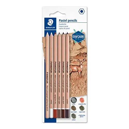 Staedtler Lápis de Cor Pastel Hexagonal 3,6 mm Pigmentado