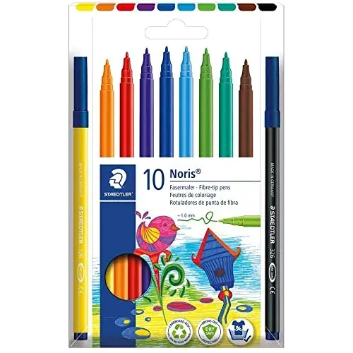 Staedtler Marcadores Noris Club 10 cores