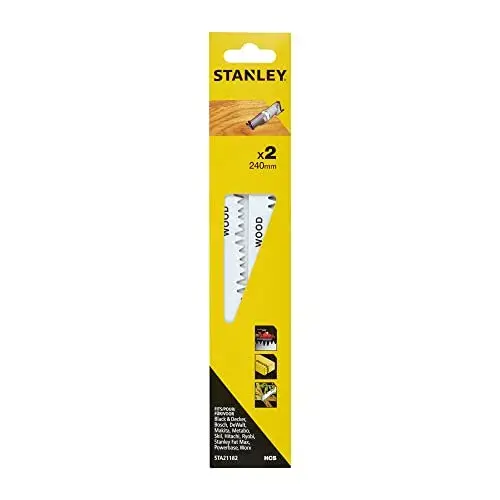 Stanley Lâminas de Serra Sabre 24 cm 2 Unidades