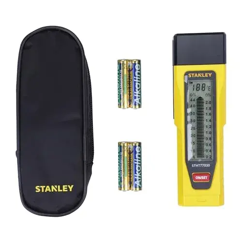 Stanley Medidor de Umidade 0-77-030 Escala dupla LCD iluminado