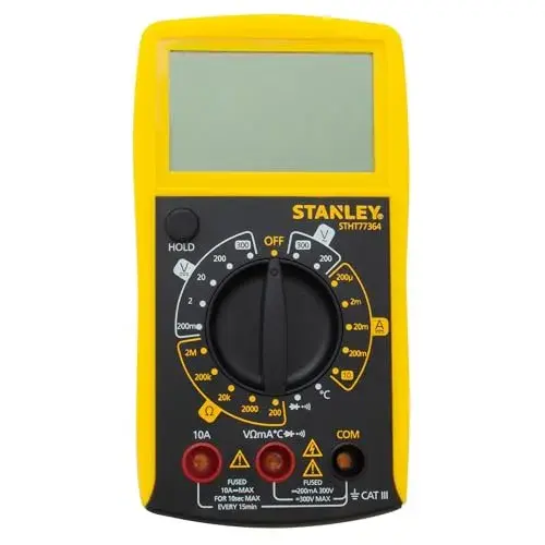 Stanley Multímetro STHT0-77364 Suporte Estável Mãos Livres LCD Resistente a Choques