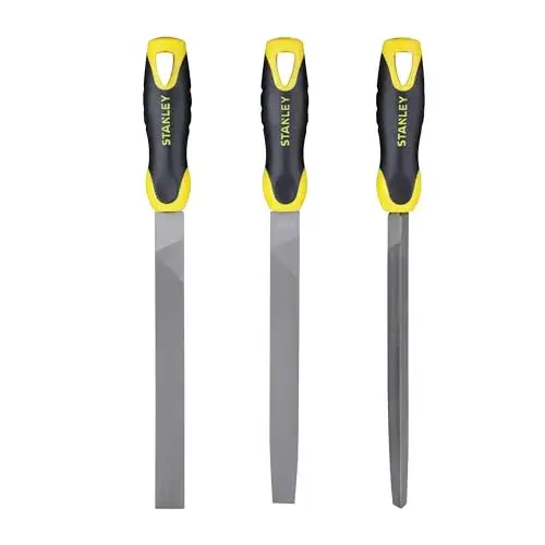 Stanley Jogo de Limas de Aço de Alto Carbono