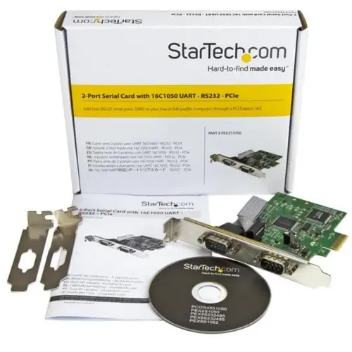 Startech Adaptador de Interface Pci Serial PEX2S1050