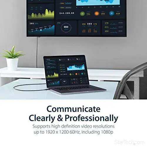 Startech Adaptador de Vídeo USB-C DVI 2m Reversível