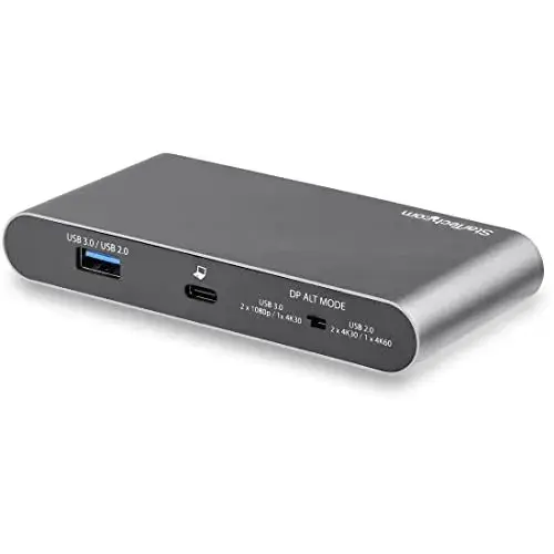 Startech Adaptador Multiportas USB-C 2 Monitores HDMI 4K PD 3.0 2 portas