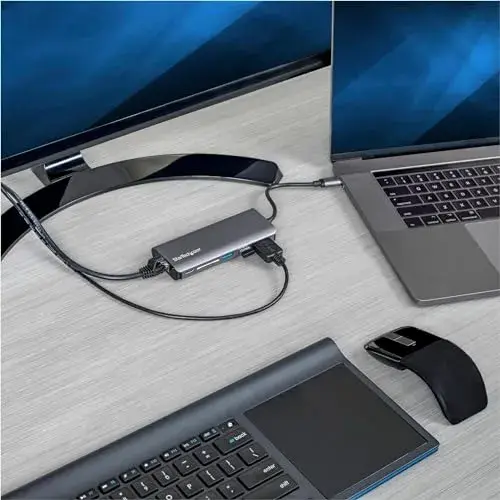 Startech Adaptador Multiportas USB-C 6 em 1 HDMI USB SD Ethernet