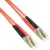 Startech.com 50FIBLCLC1 Cabo de Fibra Óptica Duplex LC 1m Laranja