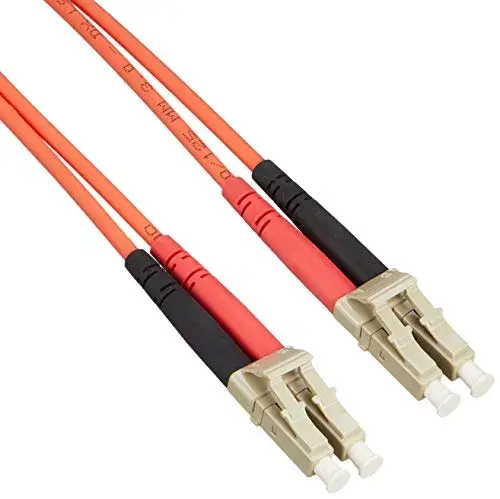 Startech.com 50FIBLCLC1 Cabo de Fibra Óptica Duplex LC 1m Laranja
