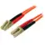 Startech.com 50FIBLCST1 Cabo de Fibra Óptica LC LC 1m Laranja