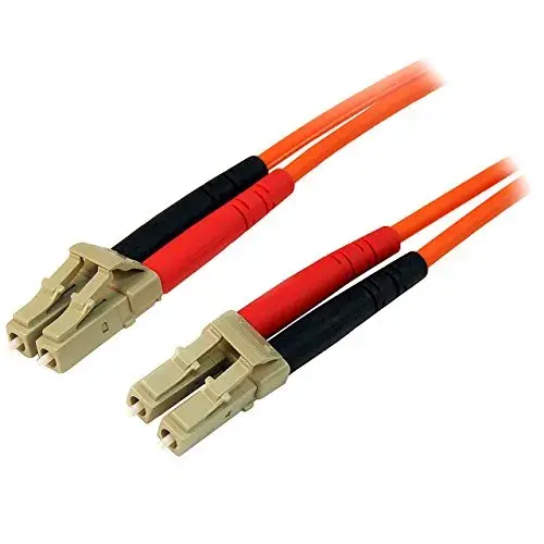 Startech.com 50FIBLCST1 Cabo de Fibra Óptica LC LC 1m Laranja