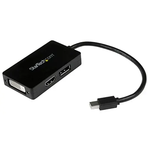 Startech.com Adaptador Mini-displayport 0m DisplayPort + Dvi-d + Hdmi Preto