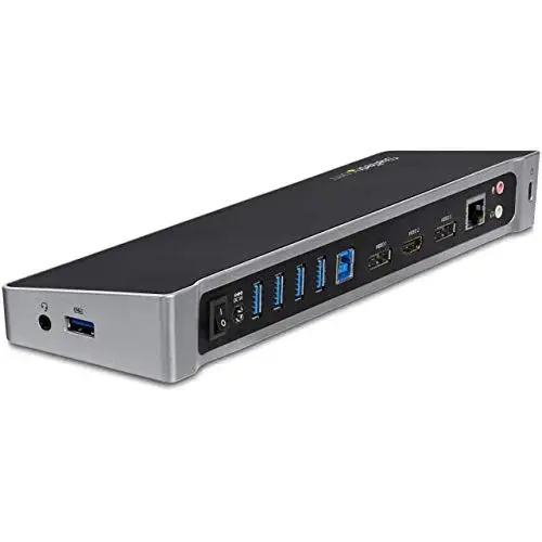Startech.com Docking Station USB 3.0 Tripla Tela Preto