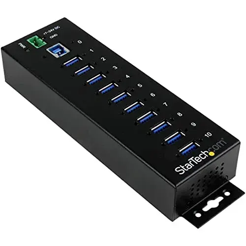 Startech.com HUB 10 Portas USB 3.0 Preto