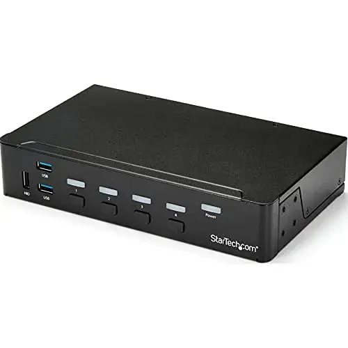 Startech.com KVM Switch 4 Portas USB 3.0 HDMI Sem Software