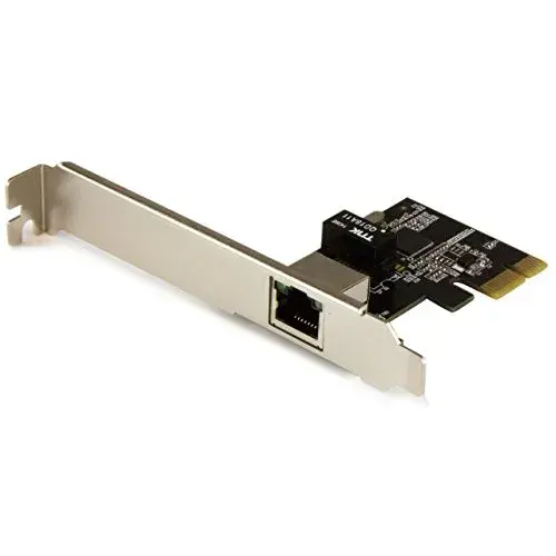 Startech.com Placa de Rede Gigabit PCIe Ethernet 10/100/1000 RJ-45 Preto