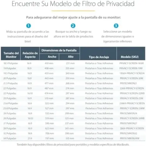 Startech.com PRIVSCNMON27 Filtro Privacidade 27″