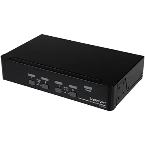 Startech.com Switch KVM 4 portas DisplayPort USB