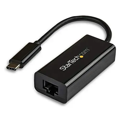 Startech.com US1GC30B Adaptador USB-C a Gigabit Ethernet 1Gbps Preto