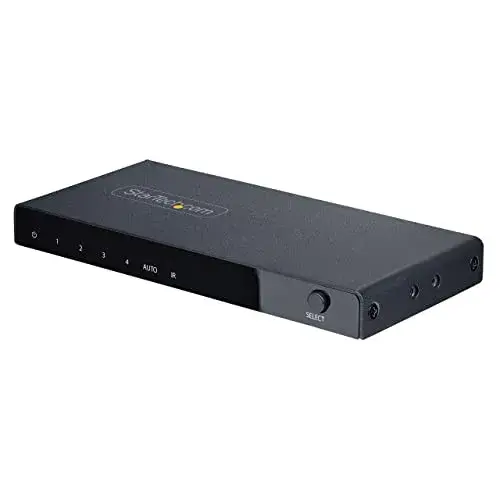 Startech HDMI Switch 8K 4 portas Preto