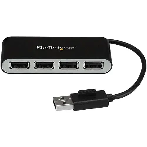 Startech Hub 4 Portas USB 2.0 Preto