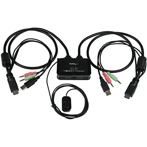 Startech KVM Switch 2 portas HDMI 1920×1200 comutaçao remota