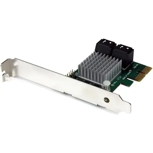 Startech PCIe 4x Portas SATA III Prata