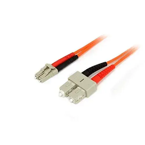 Startech.com 50FIBLCSC2 Cabo de Fibra Ótica OM2 LC Sc 2M Laranja
