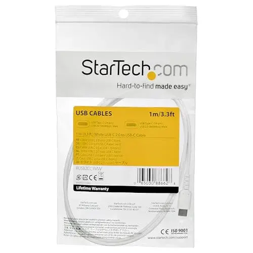 Startech.com Cabo USB-C 1m White