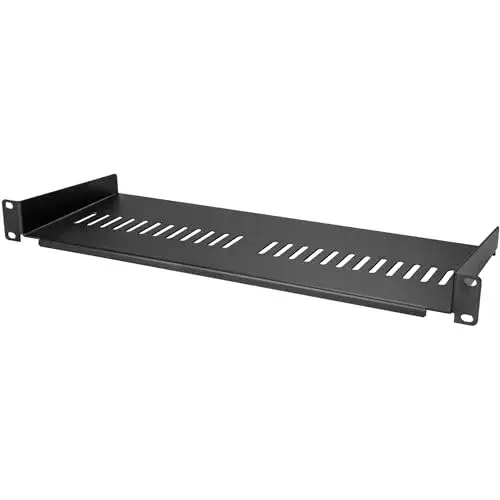 Startech.com CABSHELF1U7V Prateleira ventilada para rack de 19 polegadas