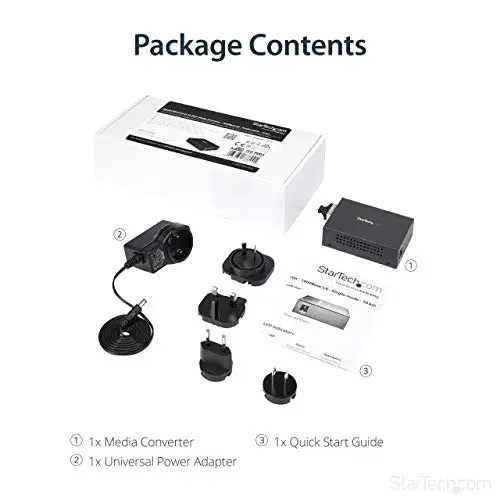 Startech.com Conversor Ethernet para Fibra SC Gigabit 1000Base-LX