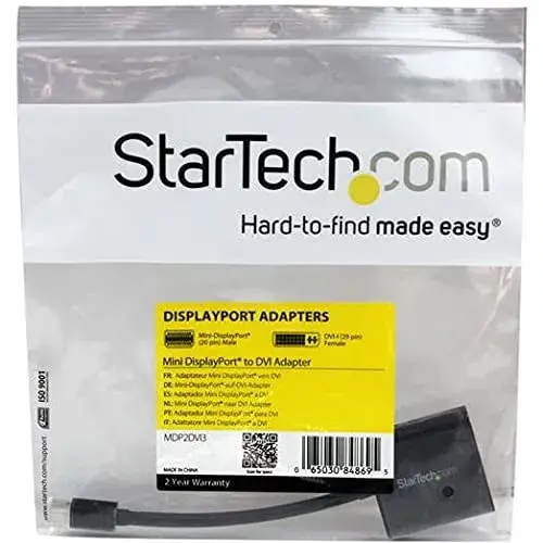 Startech Adaptador Mini DisplayPort a DVI Passivo