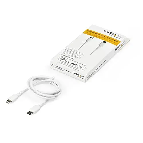 Startech Lightning a USB-C 1m Branco