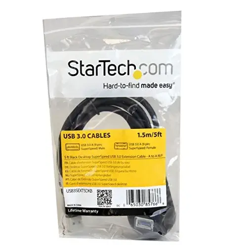 Startech USB 3.0 Macho-Fêmea 1,5 Mts Cabo USB