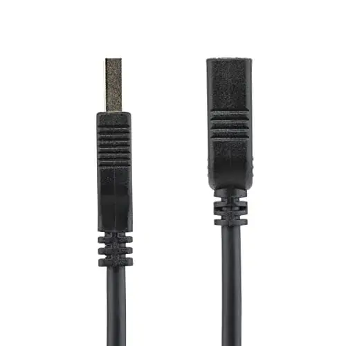 Startech USB a Macho Fêmea 3 Mts Preto