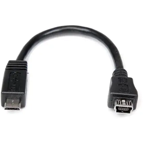 Startech UUSBMUSBMF6 Cabo Mini-usb B Macho Micro-usb a Fêmea 15cm