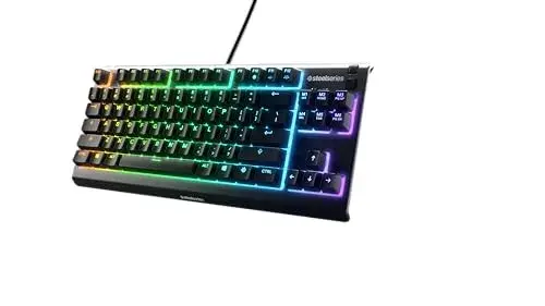 SteelSeries Apex 3 TKL US Teclado Mecânico Iluminação RGB USB Preto