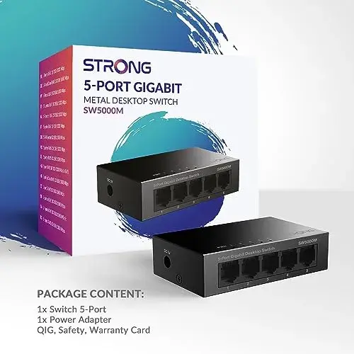 Strong Switch Gigabit SW5000M 5 Portas