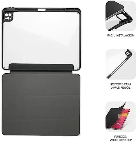 Subblim Subblim Clear Shock Case Preto 12,9″