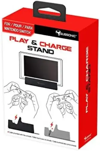 Subsonic Play & Stand Carregador e Suporte para Nintendo Switch
