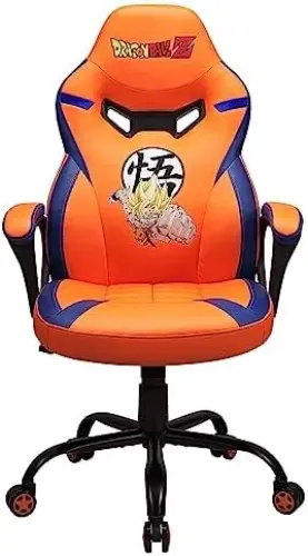 Subsonic Junior Cadeira Gaming Dragon Ball Z Super Saiyan Preto Ajuste Ergonômico