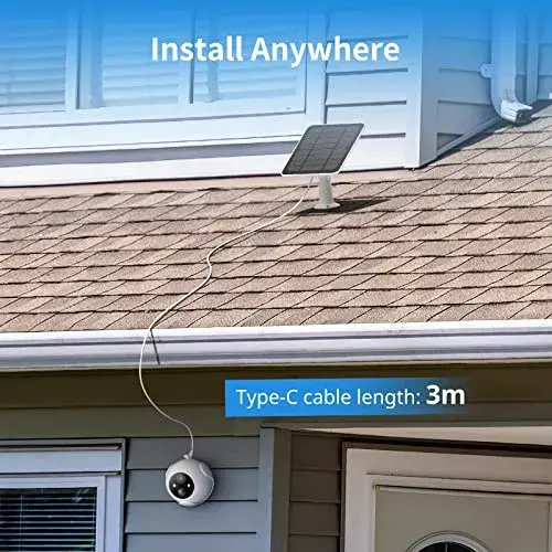 SwitchBot Painel Solar para Câmera de Vigilância Exterior