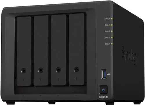 Synology DS-923+ NAS 4 Baias Core i5 3.1 GHz Ethernet