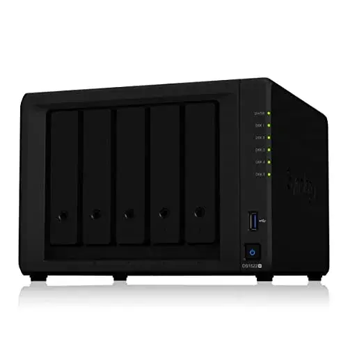 Synology DS1522+ 5 Baias NAS Conectividade 10 GbE