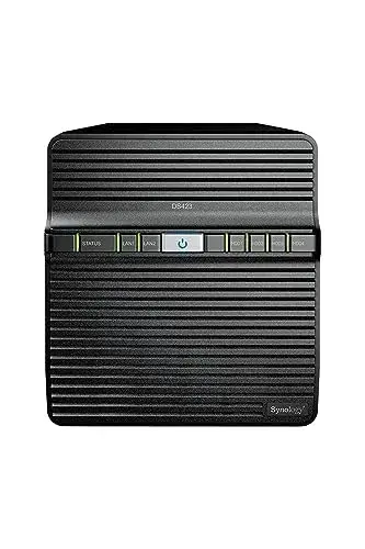 Synology DS423 NAS 72TB Armazenamento em Rede RTL1619B 4N LAN