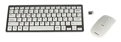 Tacens Levis Combo Teclado e Rato Sem Fios RF Wireless Branco