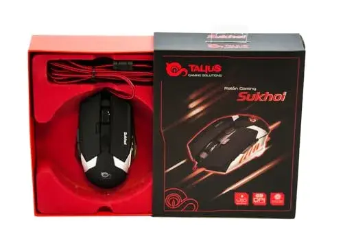 Talius Sukhoi Rato Gaming 2500DPI USB Preto