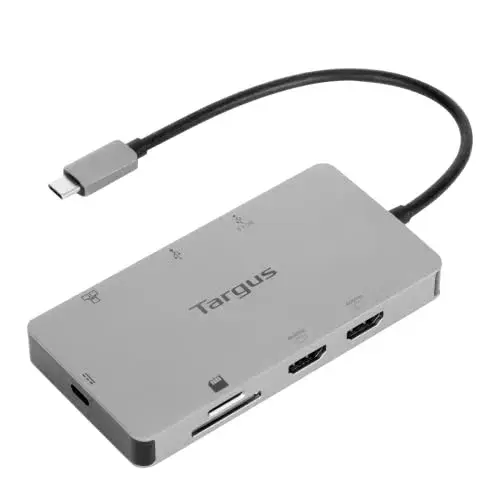 Targus Dockstation USB-C 4K 2xHDMI Ethernet SD Micro SD