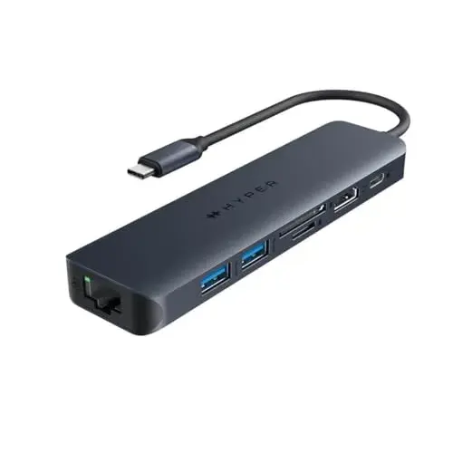 Targus HyperDrive Next 7 USB-C 100W PD Azul