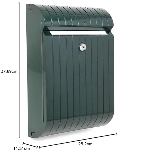Tatay Caixa de Correio Piccolo Plástico Verde Estanco