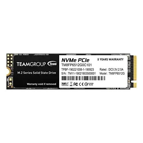 Teamgroup MP33 512GB SSD NVMe 1700MB/s Multicolor